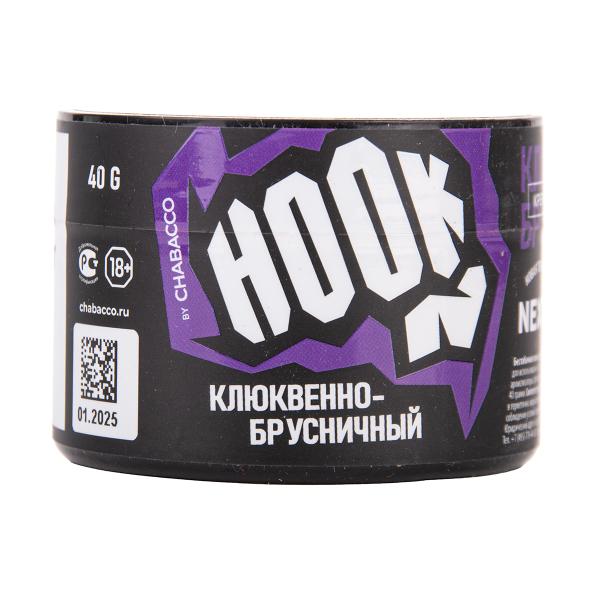 Табак Hook Клюквенно Брусничный 40 грамм в Петропавловске-Камчатском