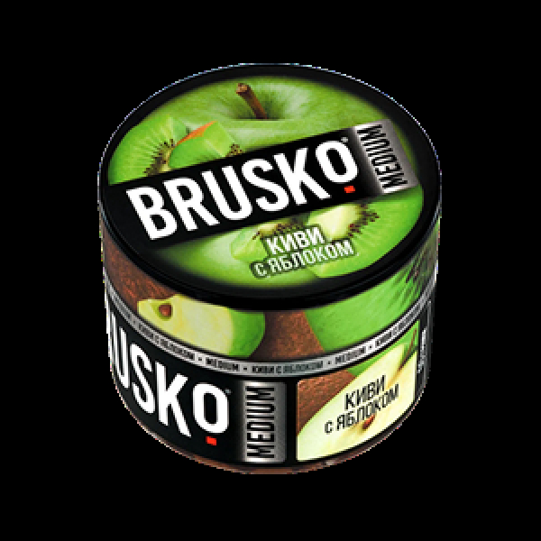 Бестабачная смесь Brusko Киви С   Яблоком 50 грамм в Петропавловске-Камчатском