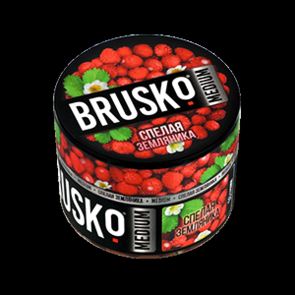 Бестабачная смесь Brusko Спелая Земляника 50 грамм в Петропавловске-Камчатском