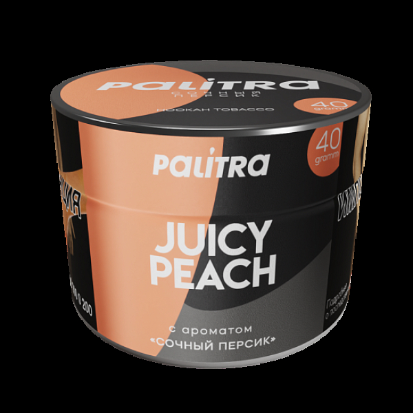 Табак Palitra Juicy Peach Сочный Персик 40 грамм в Петропавловске-Камчатском