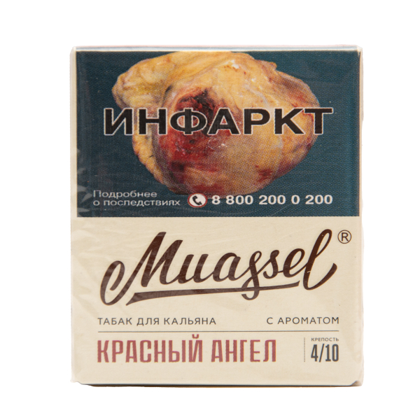 Табак Muassel Medium  Красный Ангел 40 грамм в Петропавловске-Камчатском