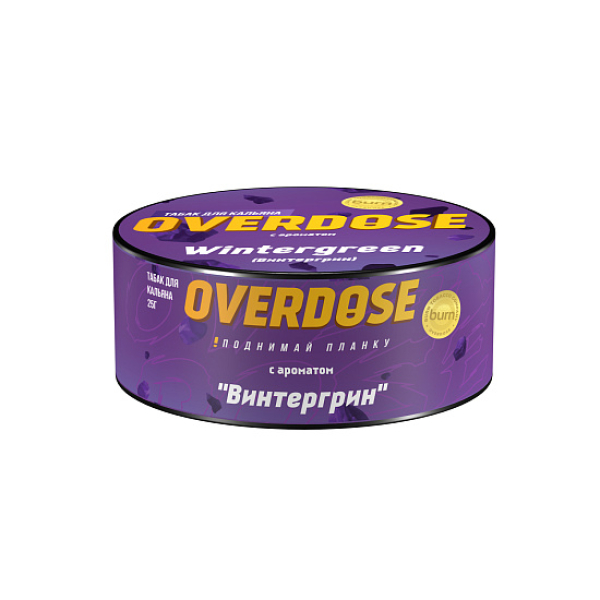 Табак Overdose Wintergreen 25 грамм в Петропавловске-Камчатском