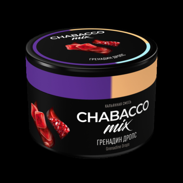 Смесь Chabacco Mix Grenadine Drops Гренадин Дропс  Medium 40 грамм в Петропавловске-Камчатском