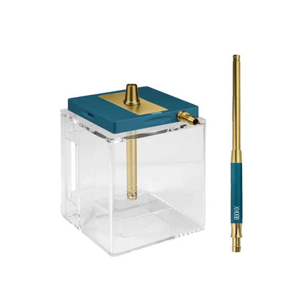Кальян Hoob Atom Marine Blue X Gold | Hoob Cube в Петропавловске-Камчатском