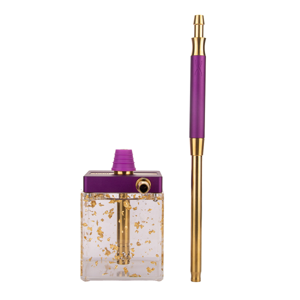 Кальян Hoob Subatom Royal Purple X Gold | Cube Mini Gold в Петропавловске-Камчатском