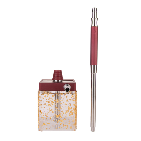 Кальян Hoob Subatom Wine Red X Ss | Cube Mini Gold в Петропавловске-Камчатском