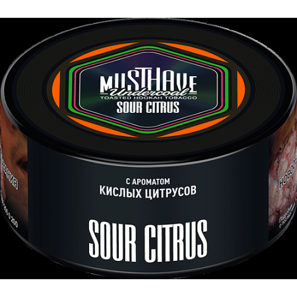 Табак Must Have Sour Citrus 125 грамм в Петропавловске-Камчатском