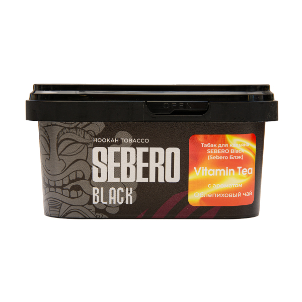 Табак Sebero Black Vitamin Tea Облепиховый Чай 200 грамм в Петропавловске-Камчатском