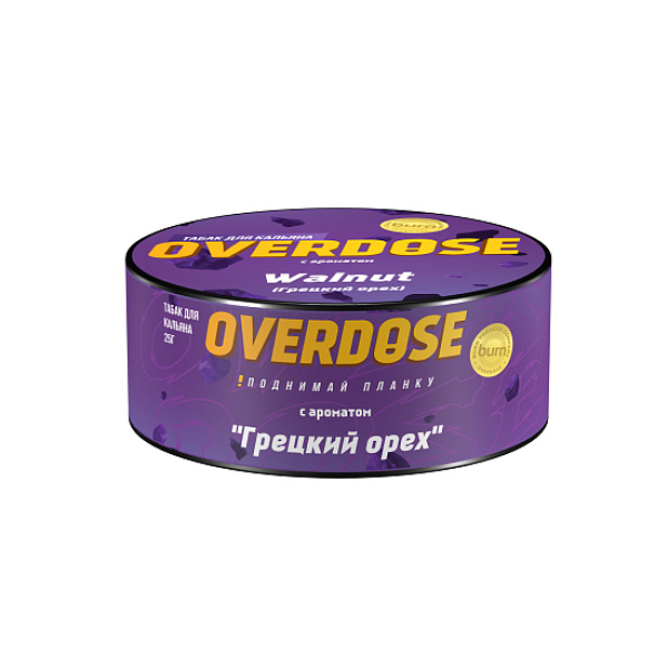 Табак Overdose Walnut 25 грамм в Петропавловске-Камчатском