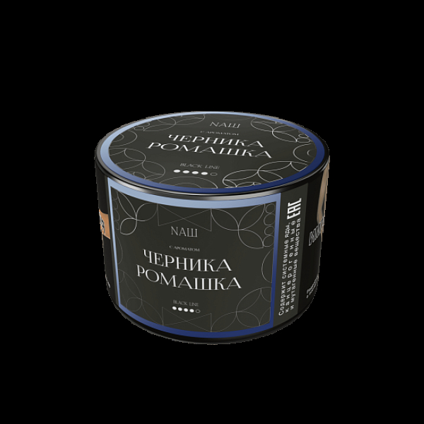 Табак Nаш Black Черника Ромашка 40 грамм в Петропавловске-Камчатском