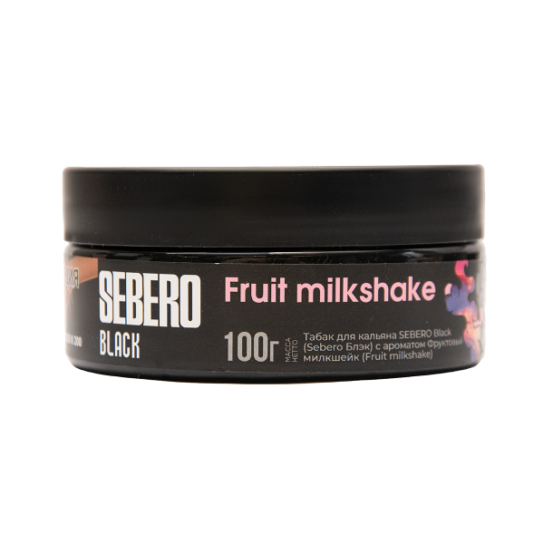 Табак Sebero Black Fruit Milkshake 100 грамм в Петропавловске-Камчатском