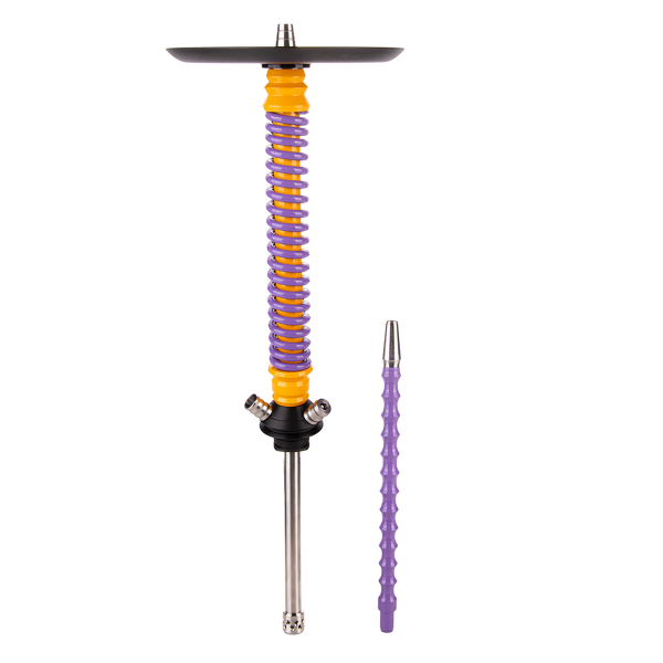 Кальян Mamay Customs Coilover Большой  Жёлтый Сирень в Петропавловске-Камчатском
