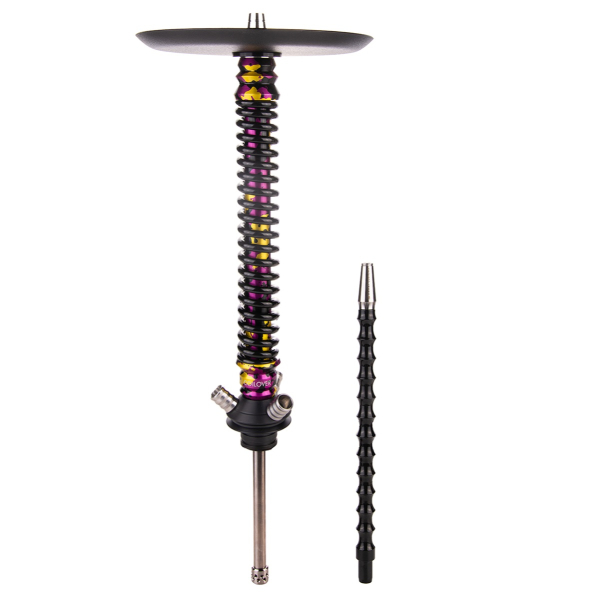 Кальян Mamay Customs Coilover Большой   Пурпурный/золотой Камуфляж Чёрный в Петропавловске-Камчатском