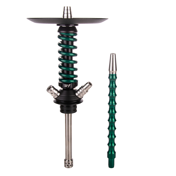 Кальян Mamay Customs Coilover Micro  Чёрный Зелёный Лак в Петропавловске-Камчатском