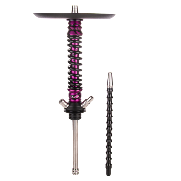 Кальян Mamay Customs Coilover Mini  Пурпурный Сплеш Чёрный в Петропавловске-Камчатском