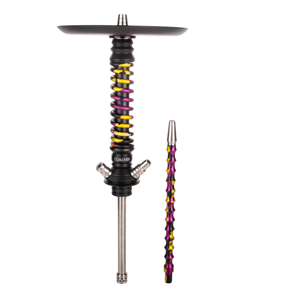 Кальян Mamay Customs Coilover Mini   Чёрный Пурпурный/золотой Камуфляж в Петропавловске-Камчатском