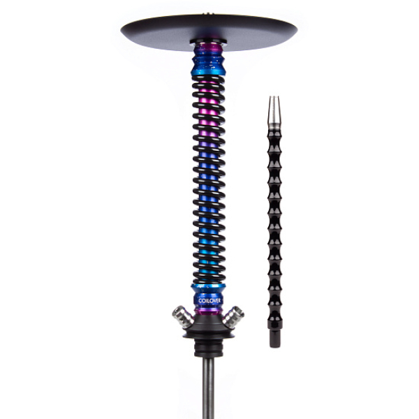 Кальян Mamay Customs Coilover Big Anod Blue Space Черный Глянец в Петропавловске-Камчатском
