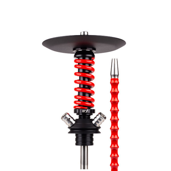 Кальян Mamay Customs Coilovers Micro Anod Черный Красный Глянец в Петропавловске-Камчатском