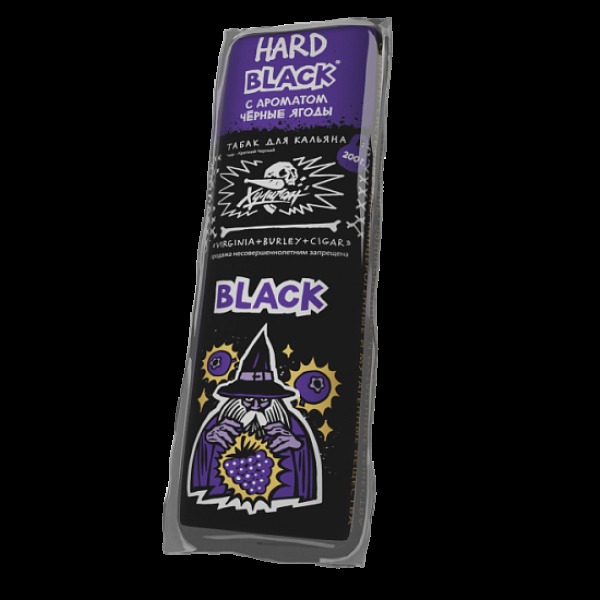 Табак Хулиган Hard Black Черные Ягоды 200 грамм в Петропавловске-Камчатском