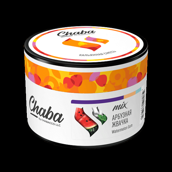 Бестабачная смесь Безникотиновая Chaba Mix Watermelon Gum Арбузная Жвачка 40 грамм в Петропавловске-Камчатском