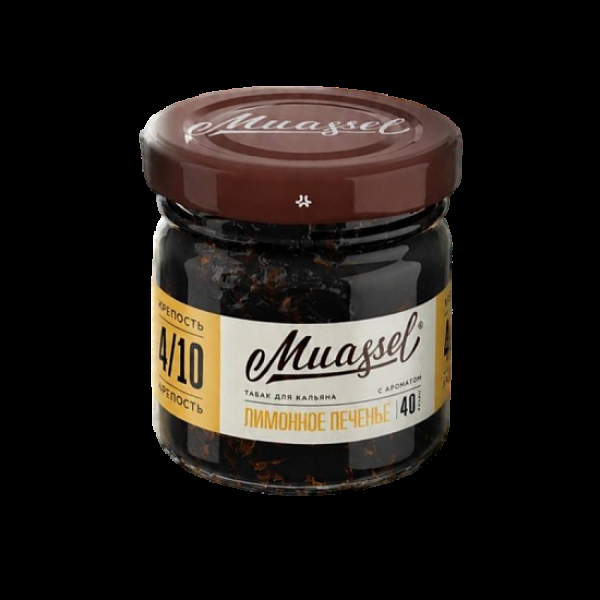 Табак Muassel Medium Лимонное Печенье 40 грамм в Петропавловске-Камчатском