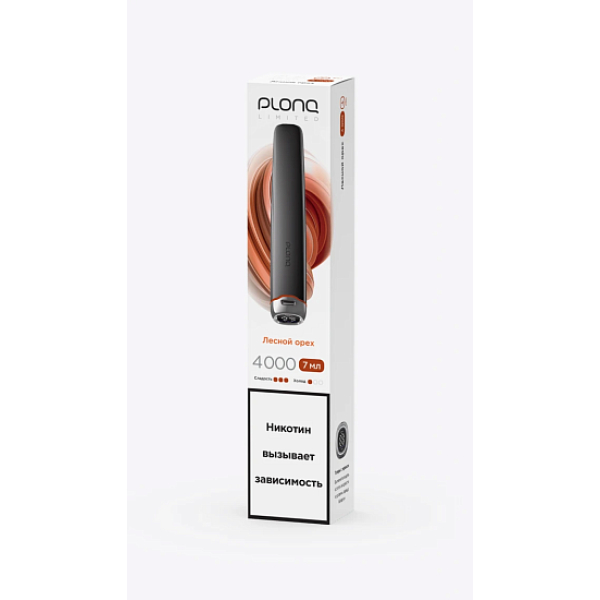 Электронка Plonq Plus Pro Black Лесной Орех 4000 затяжек в Петропавловске-Камчатском
