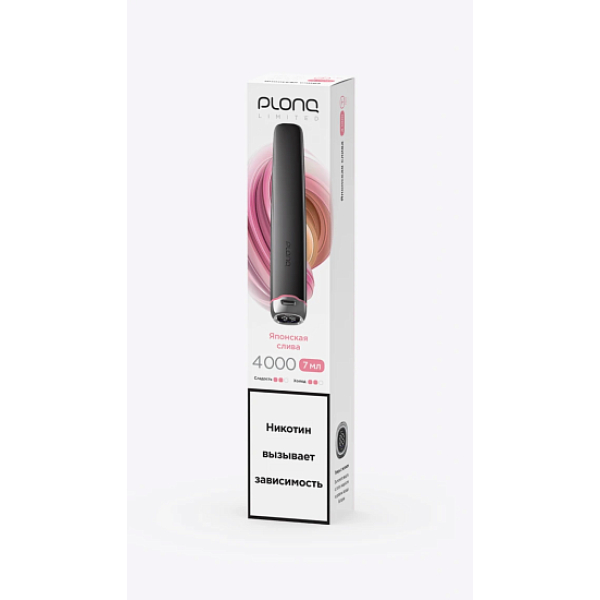 Электронка Plonq Plus Pro Black Японская Слива 4000 затяжек в Петропавловске-Камчатском