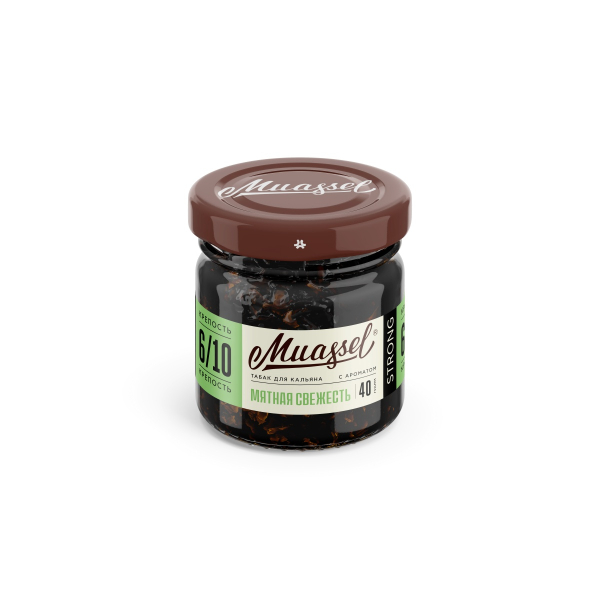 Табак Muassel Extra Strong Мятная Свежесть 40 грамм в Петропавловске-Камчатском