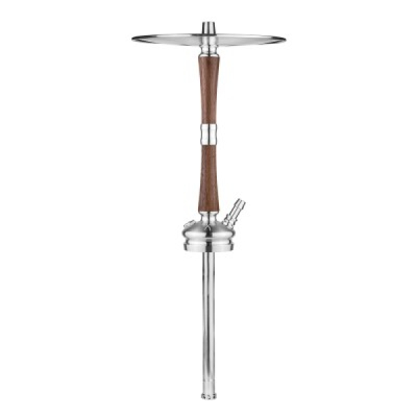 Кальян Hoob Go Pro Wood American Walnut Stainless Steel в Петропавловске-Камчатском