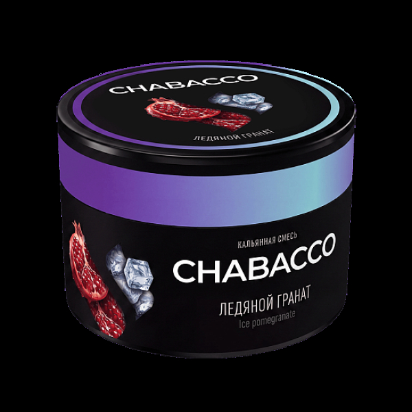 Бестабачная смесь Chabacco Ice Pomegranate Ледяной Гранат Medium 40 грамм в Петропавловске-Камчатском