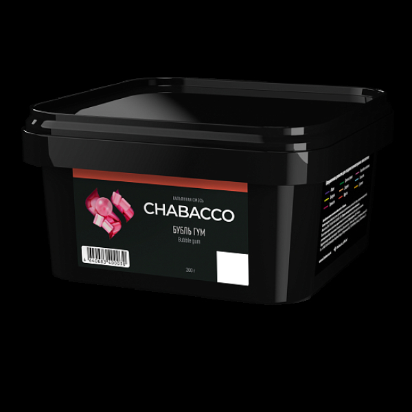 Бестабачная смесь Chabacco Bubble Gum Бубль Гум Medium 200 грамм в Петропавловске-Камчатском