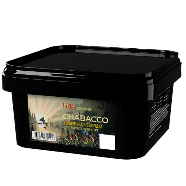 Бестабачная смесь Chabacco Le Strawberry & Forget Me Not Земляника Незабудка Medium 200 грамм в Петропавловске-Камчатском