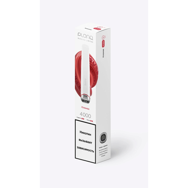Электронная сигарета Plonq Plus Pro Клюква 4000 затяжек в Петропавловске-Камчатском