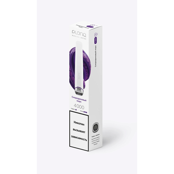 Электронная сигарета Plonq Plus Pro  Смородиновый Морс 4000 затяжек в Петропавловске-Камчатском