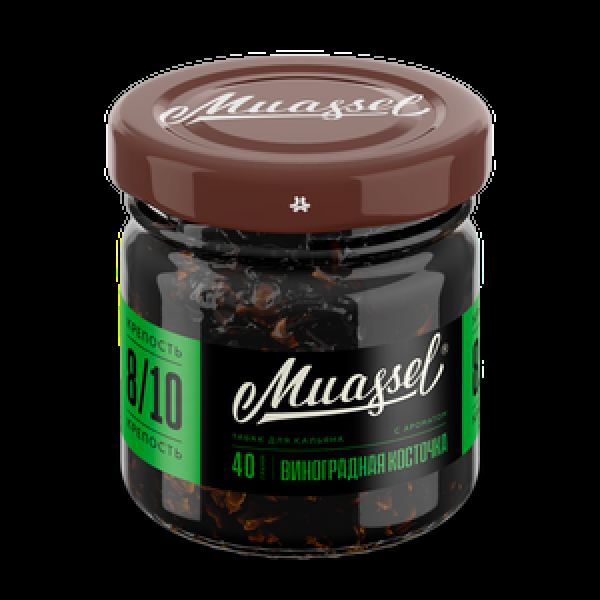 Табак Muassel Extra Strong Виноградная Косточка 40 грамм в Петропавловске-Камчатском