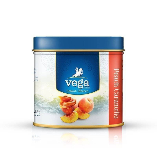 Табак Vega Peach Caramello 100 грамм в Петропавловске-Камчатском
